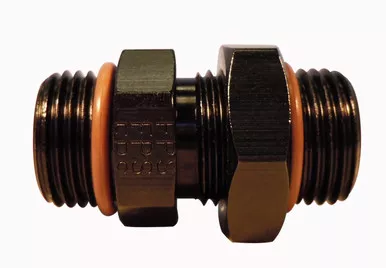 #10 ORB x #10 ORB Adapter FittingBlack