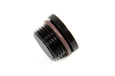 -12 ORB Internal Hex Port Plug Alum. – Black