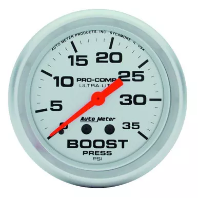 2-5/8in Ultra-Lite 0-35 Boost Gauge