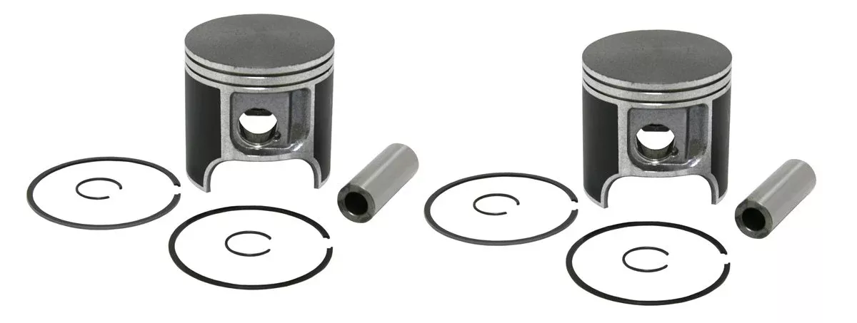 2 Piston Kits For Polaris Indy 600 Rmk Standard Bore 74.5Mm 1998 1999 2000 2001