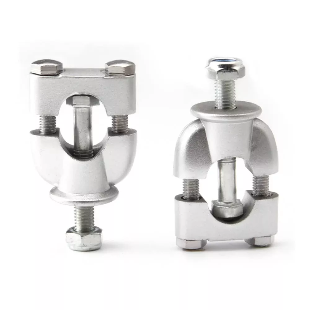 22Mm 7/8′ Motorcycle Handlebar Risers Mount Clamps For Dirt Pit Bike Atv Pack Of 2