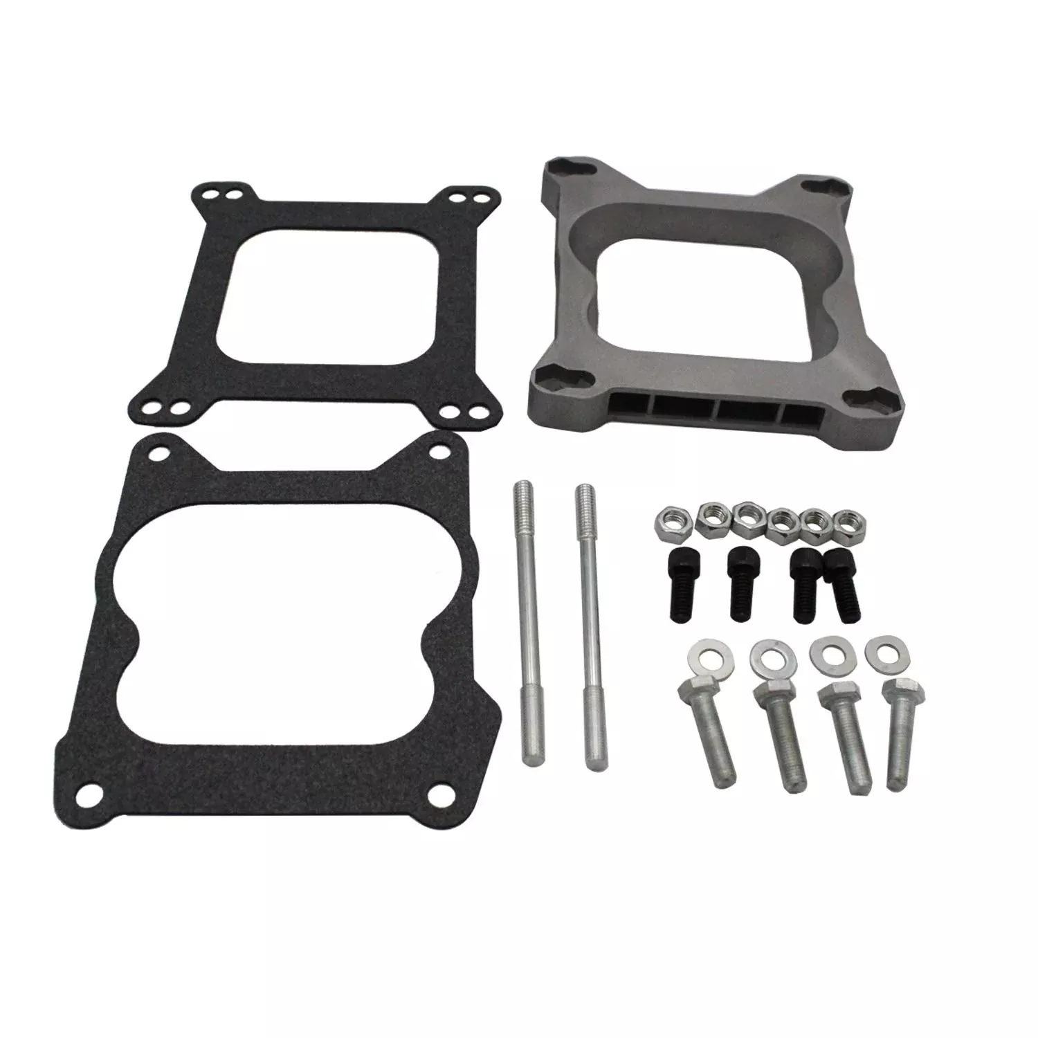 3/4′ Open Carb Carburetor Adapter 4Bbl Quadrajet Manifold To Holley Edelbrock 9130