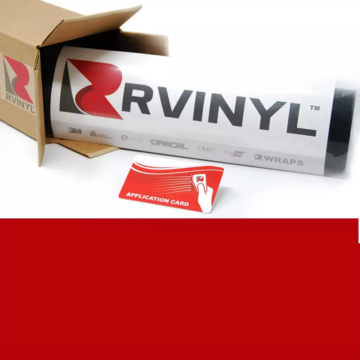 3M 2080 S363 Satin Smoldering Red 5Ft X 12Ft W/Application Card Vinyl Vehicle Car Wrap Film Sheet Roll