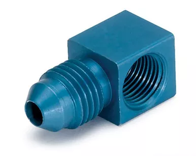 -4an 90 Degree Fitting – Blue