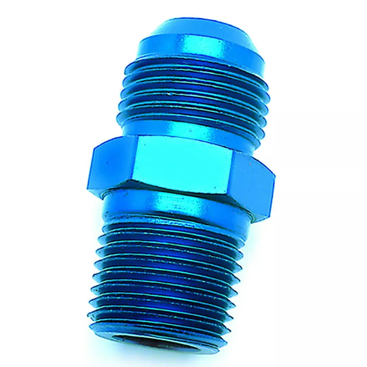 -4An X1/8Nptf Blu St Fl To Pipe Adp