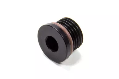 -6 ORB Internal Hex Port Plug – Aluminum – Black