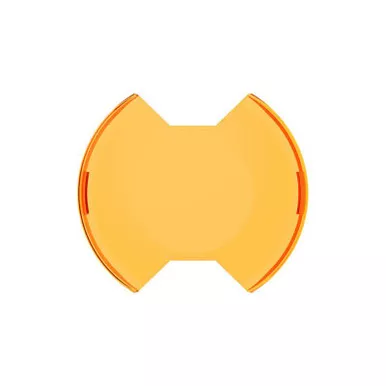 6in SlimLite LED Light Shield Amber Each