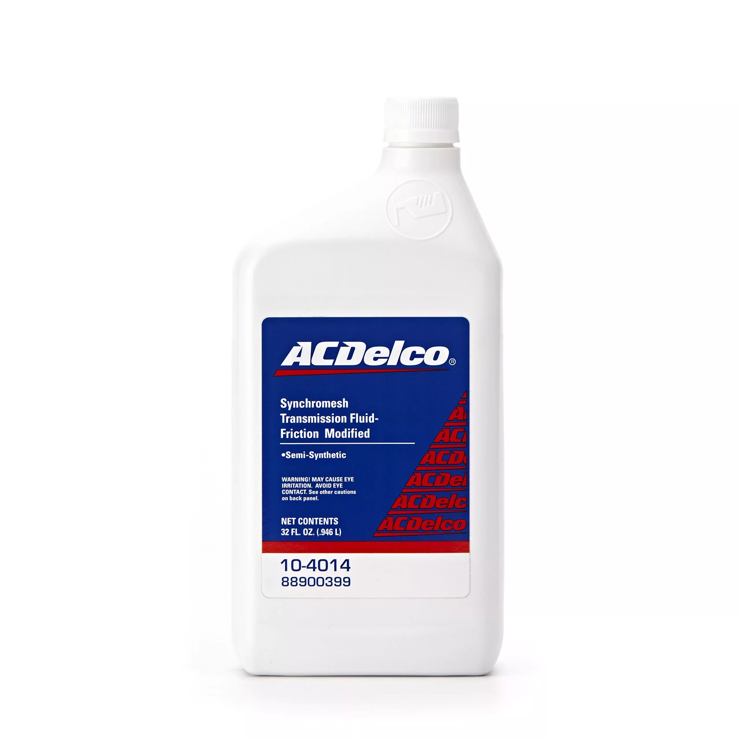 ACDelco Friction Modified Synchromesh Transmission Fluid 32 Ounce, White, Model 10-4014