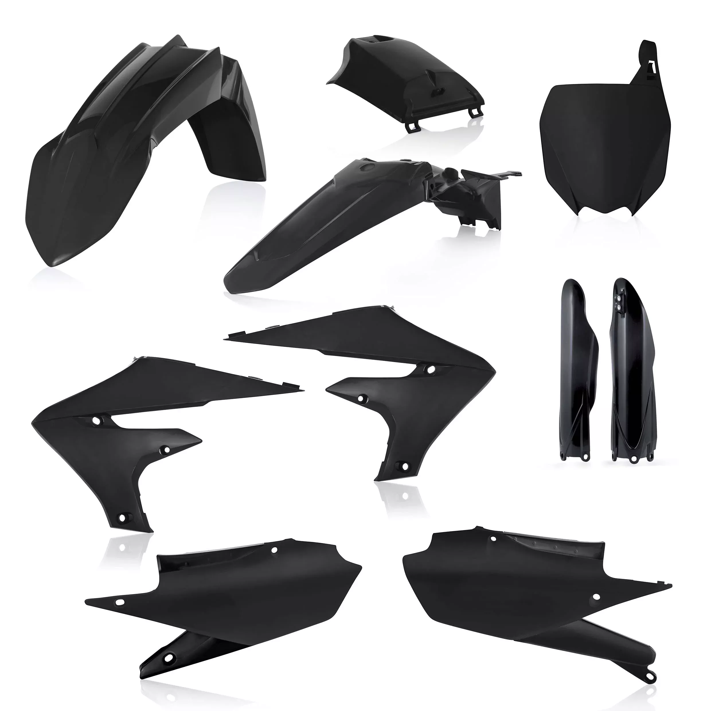Acerbis Full Plastic Kits For Yamaha – Black (2736350001)