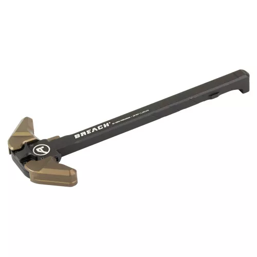 Aero Precision BREACH, AR-15 Charging Handle, Ambidextrous, Large Lever, Gas Deflection Shelf, Anodized Finish, Black and Olive Drab Green APRA700131C