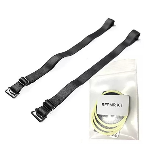 Airhawk Or Other Motorcycle Air Cushion Seating System Replacement Straps (2) And Patch Kit (2)