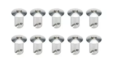 Allen Head Quick Turn Fastener .500 Plain Alum