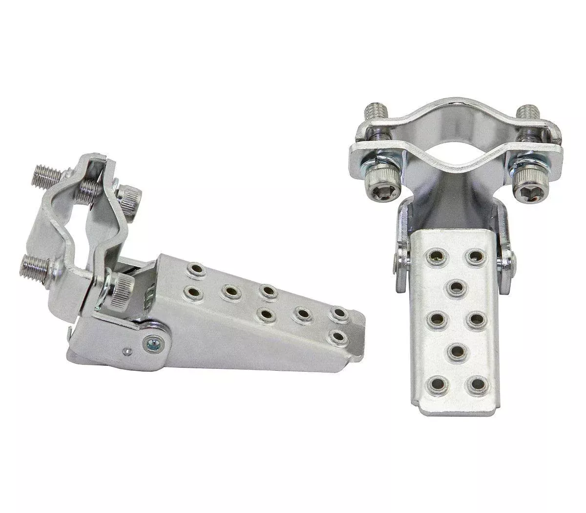 Alta Steel Foldable Fork Step Pegs In Chrome