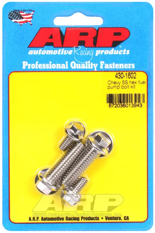 Arp Stnless Fuel Pump Bolt Kt 430-1602