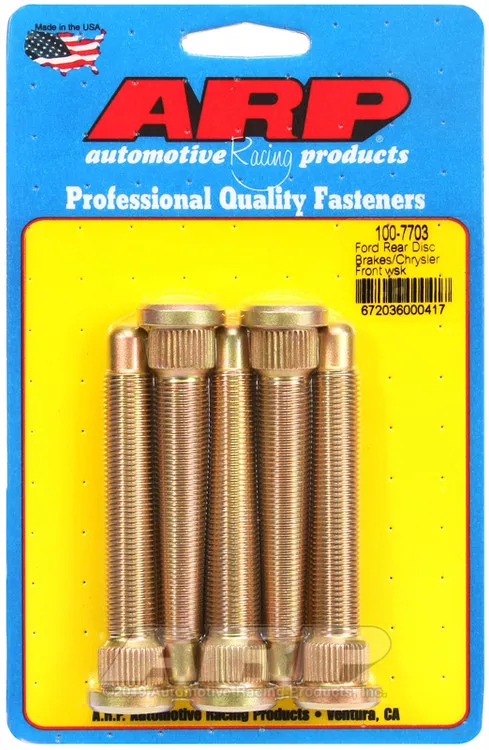 Arp Whl Stud 1/2'x20x3 5/pack 100-7703