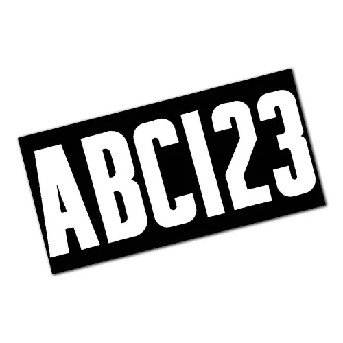 Attwood LetterNumber Kit - White