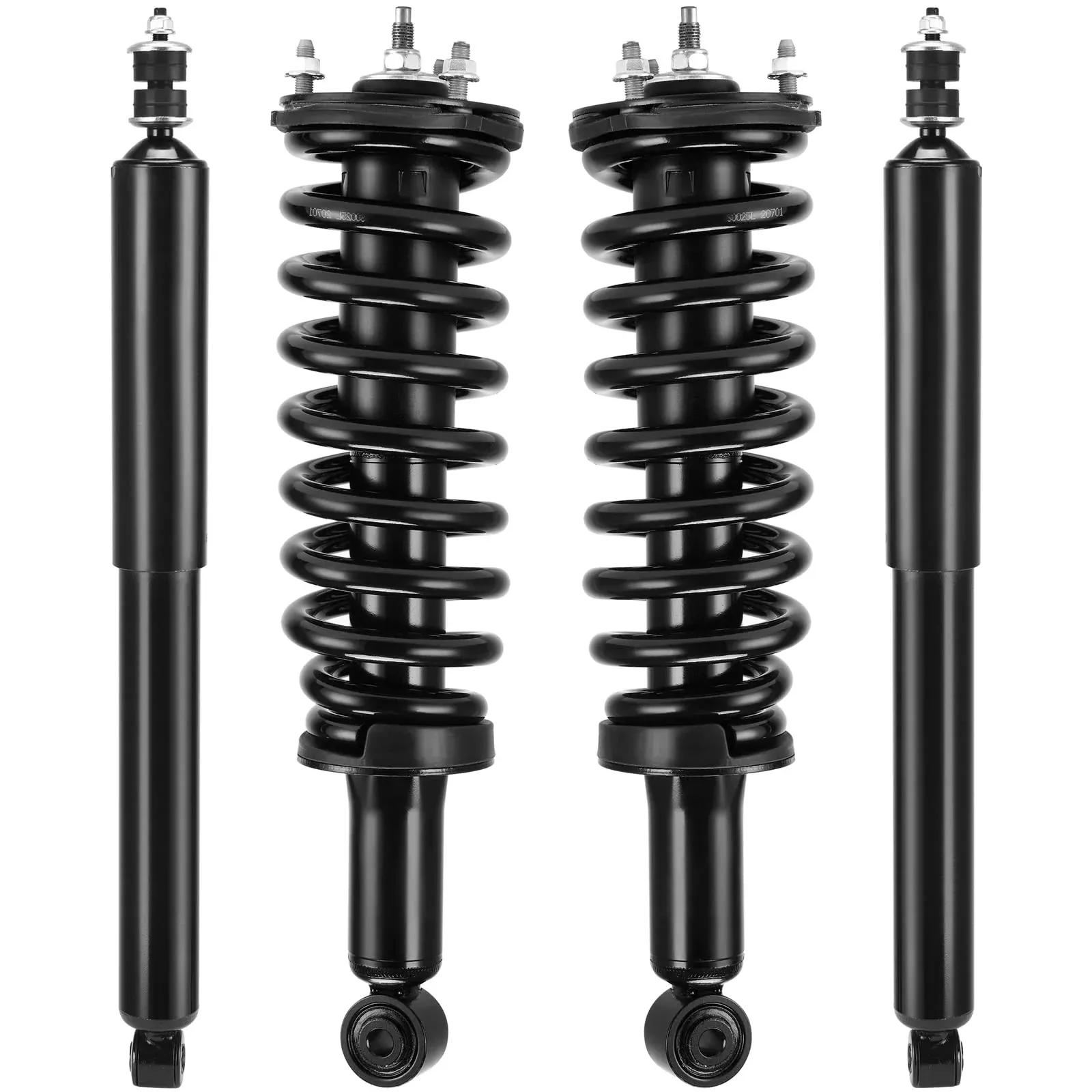Autosaver88 Front & Rear Pair Complete Quick Struts Shocks Compatible With 2000-2006 Tundra