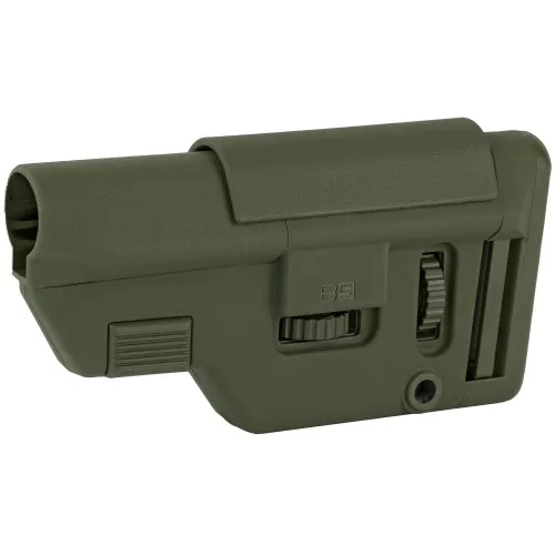B5 Systems Collapsible Precision Stock, OD Green, Medium Length Cheek Riser CPS-1308
