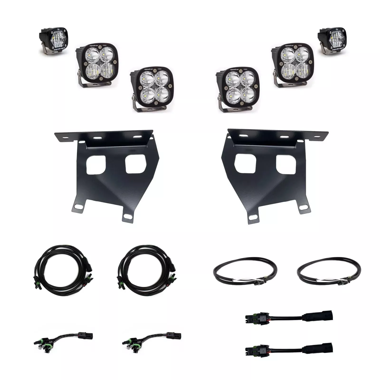 Baja Design Squadron Pro/S1 Fog Pocket Kit – (Multi-Pattern; Clear)