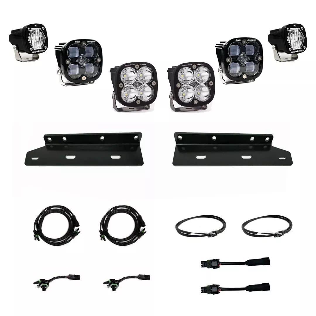 Baja Design Squadron Sae/S1 Fog Pocket Kit – (Multi-Pattern; Clear)