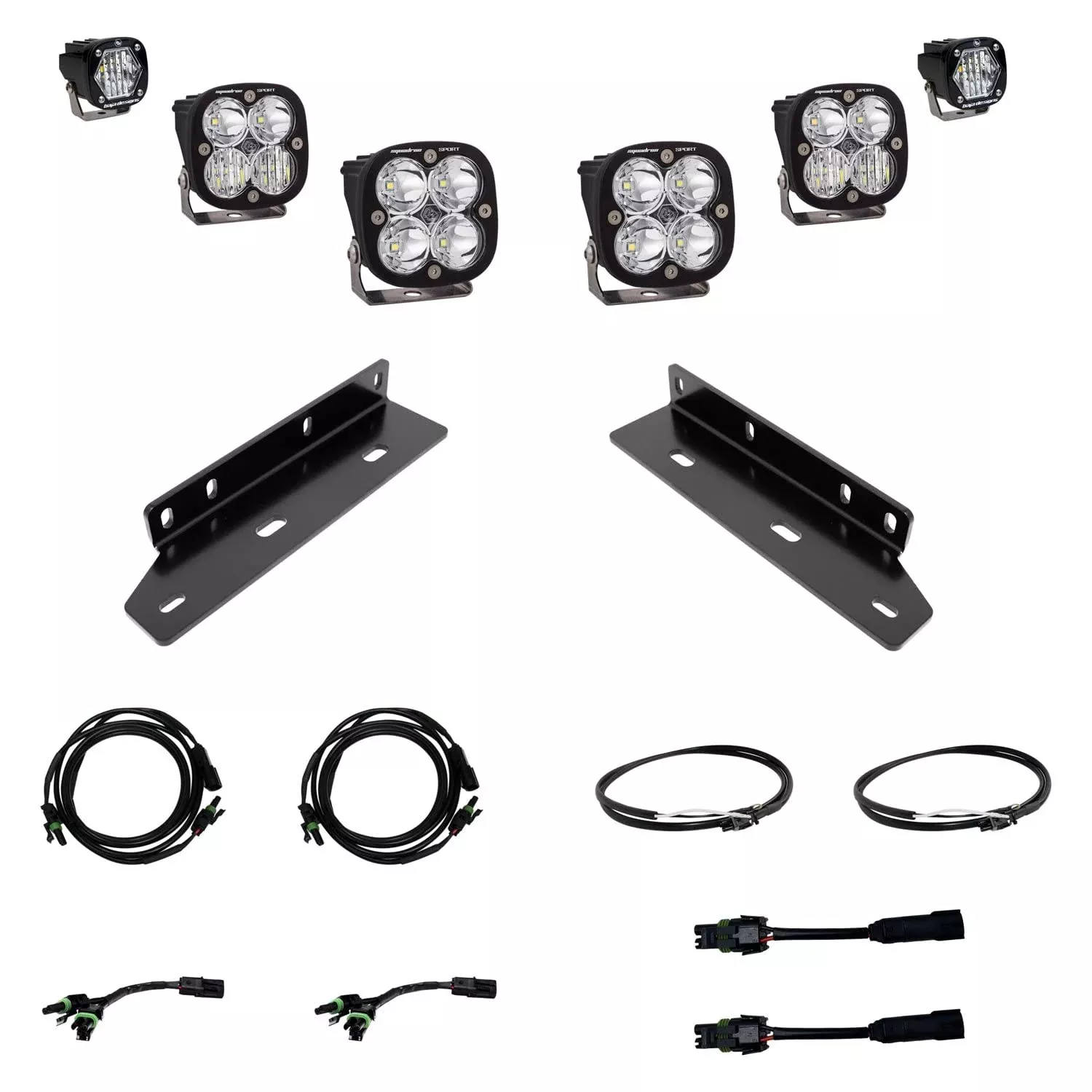 Baja Design Squadron Sport/S1 Fog Pocket Kit – (Multi-Pattern; Clear)
