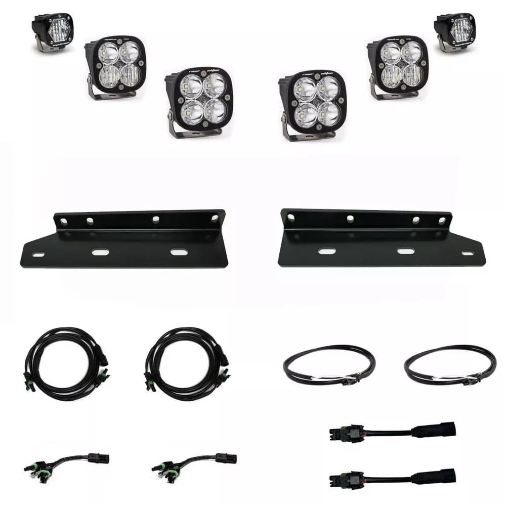 Baja Design Squadron Unlimited/S1 Fog Pocket Kit – (Multi-Pattern; Clear)