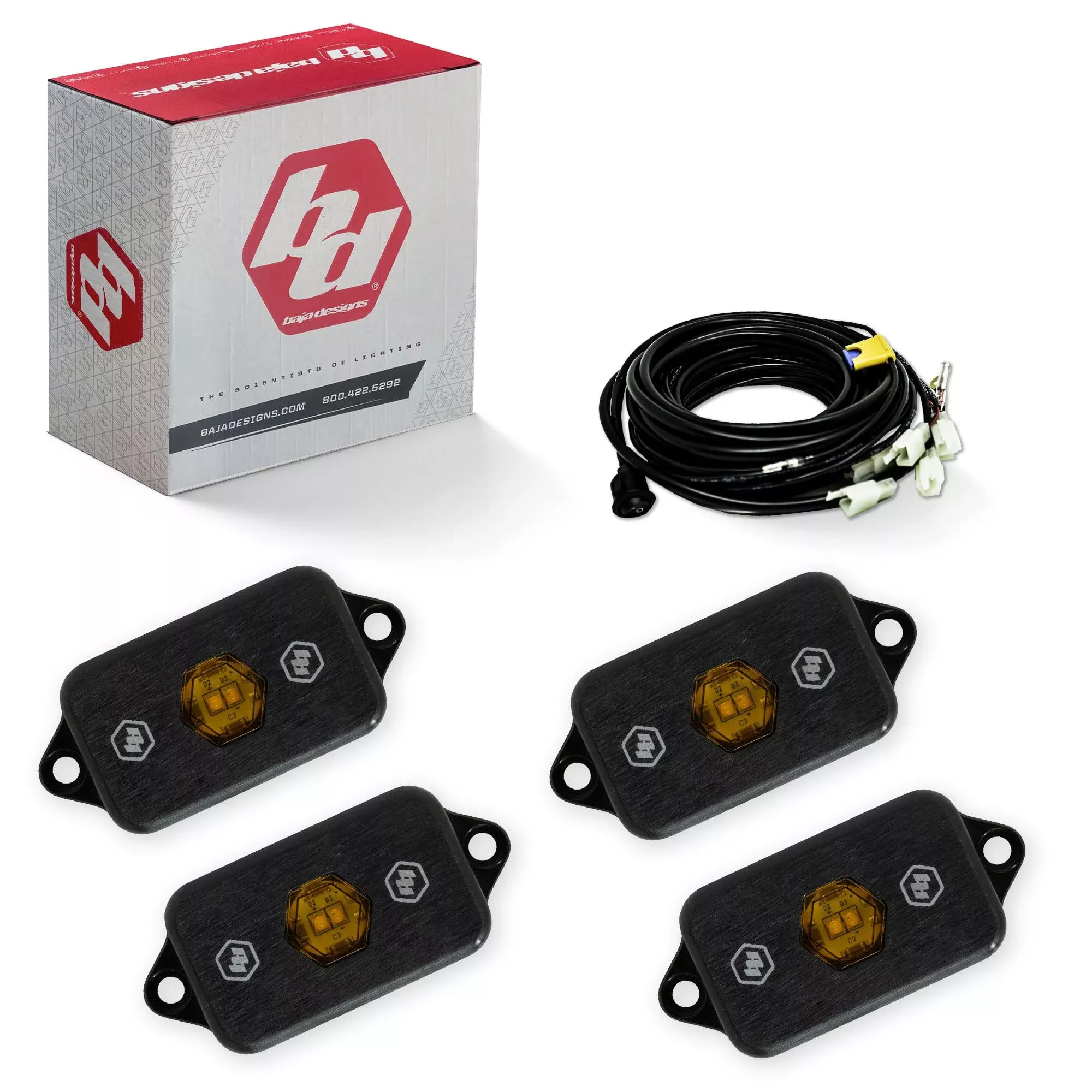 Baja Designs Led Rock Light Kit (Amber)