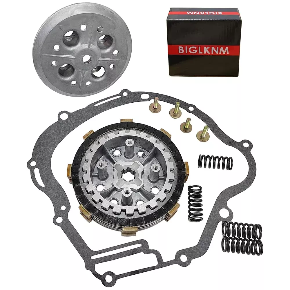 BIGLKNM Complete Clutch Kit for Yamaha TTR 125 (2000-2022) – Includes Center Inner Hub, Outer Pressure Plate, and Gasket