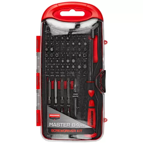 Birchwood Casey Pro Screwdriver Set, 40 Piece Kit, Red BC-PROSDS