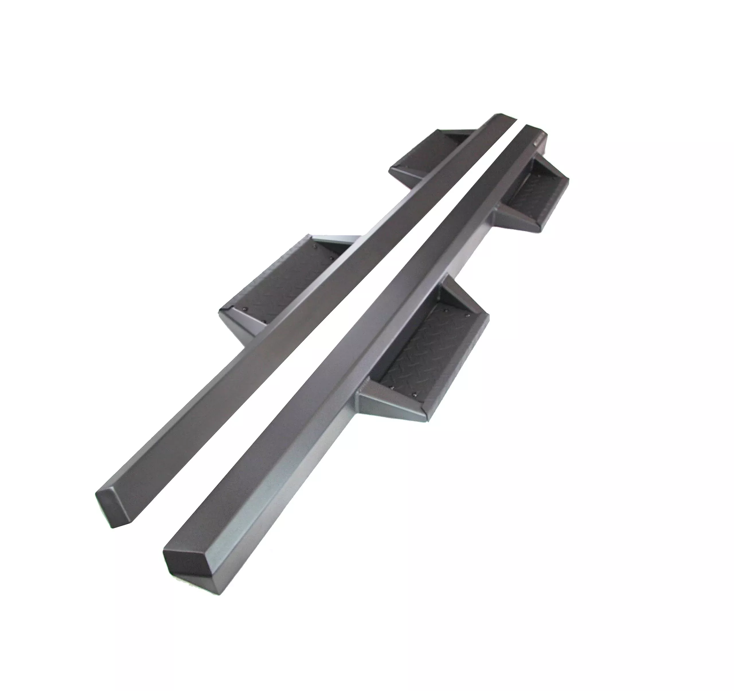 Black Horse Impact Heavy Duty Drop Side Steps Black Compatible With 2019-2025 Ram 1500 Quad Cab (Excl. 19-25 Ram 1500 Classic)-Im-Doraqc-19