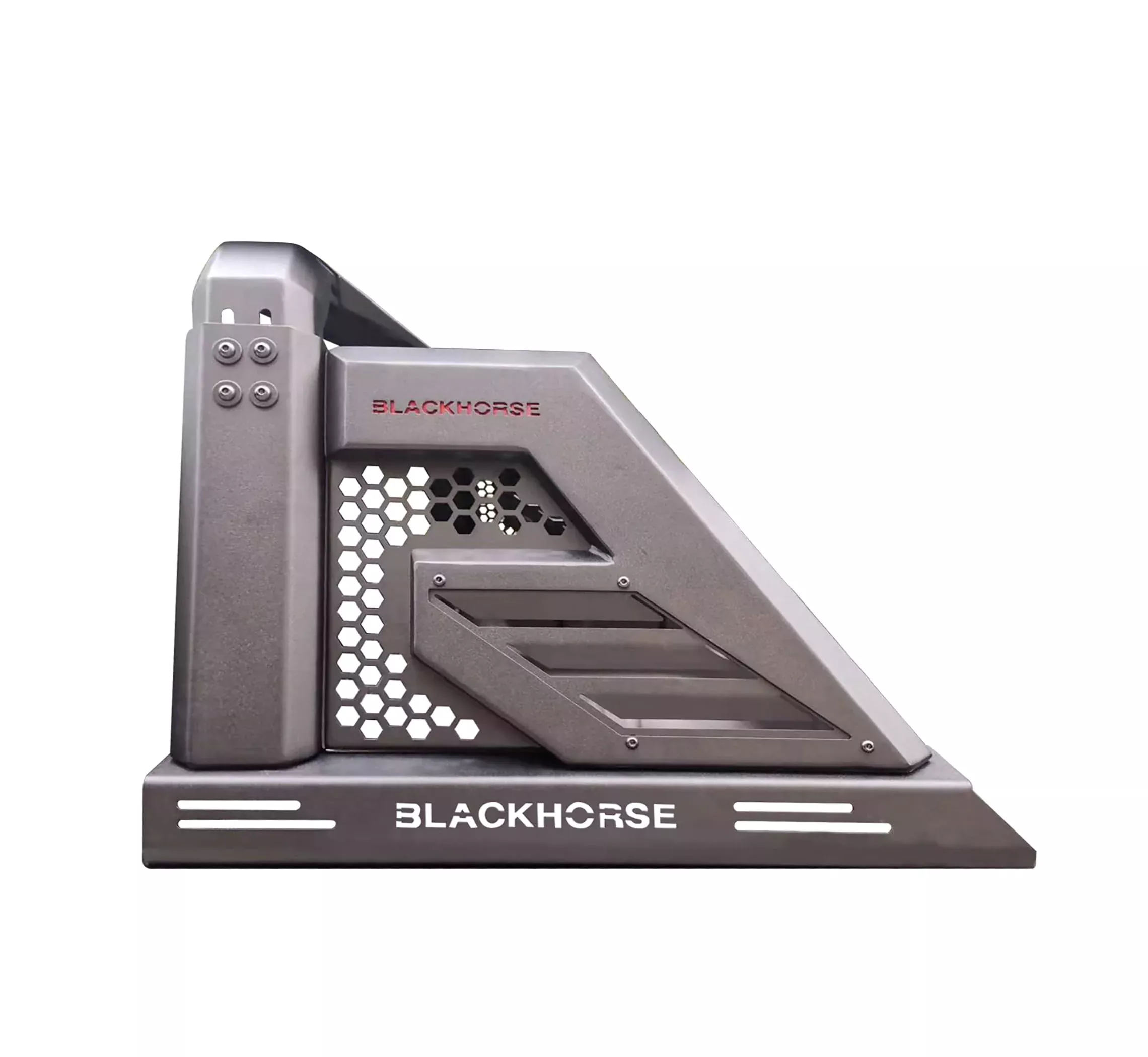 Black Horse Off Road Armour II Roll Bar AR2-01B Black Compatible with 2014-2022 Silverado, Sierra, F-150, Ram, Tundra