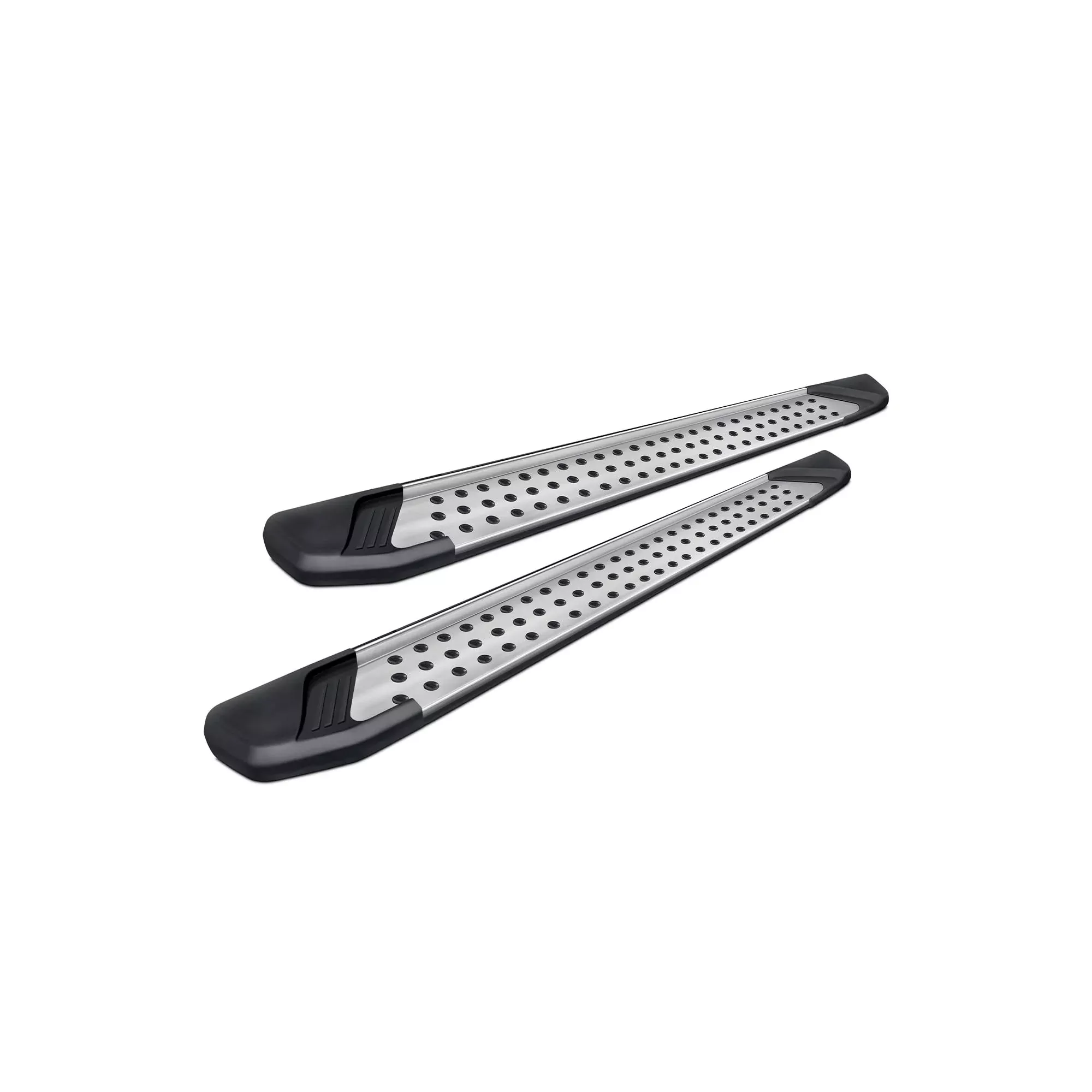 Black Horse Vortex Running Boards Aluminum Compatible With 2014-2023 Jeep Cherokee (Excludes Trail Hawk Edition)-Vo-Jpce
