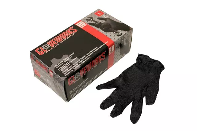 Black Nitrile Gloves – Large 559870067