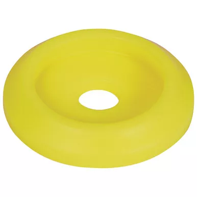 Body Bolt Washer Plastic Fluorescent Yellow 50pk