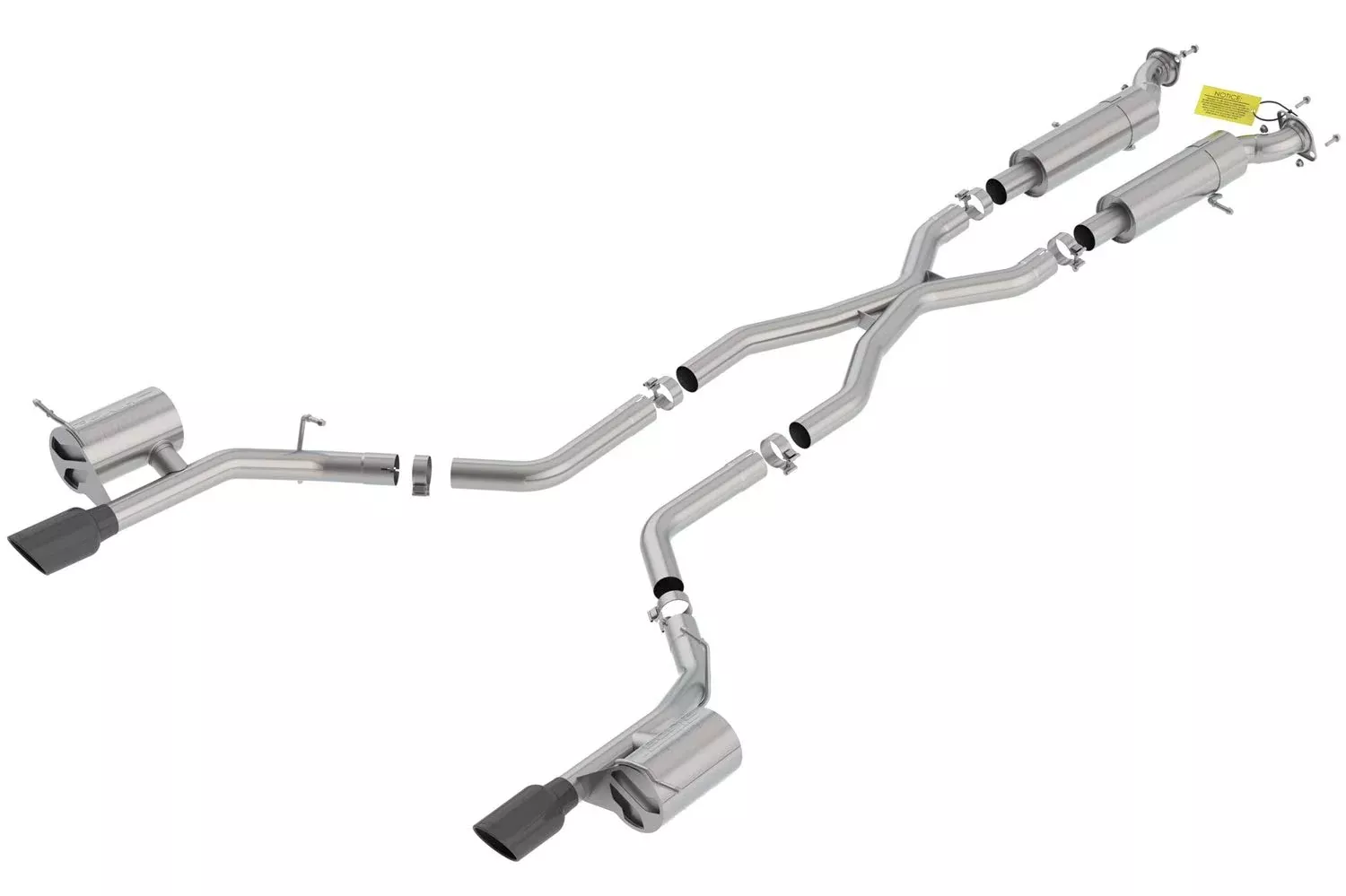 Borla – 18-20 Dodge Durango Srt 6.2L V8 2.75In S-Type Ss Catback Exhaust W/Blk Chrome Tips (140791Bc)