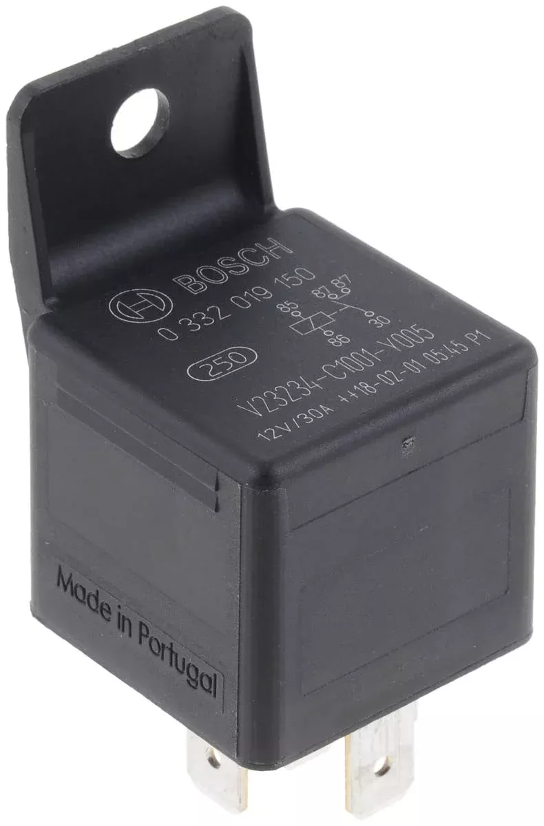 Bosch 0332019150 Normal Open Mini Relay – 5 Pins, 12 V, 30 A – Single