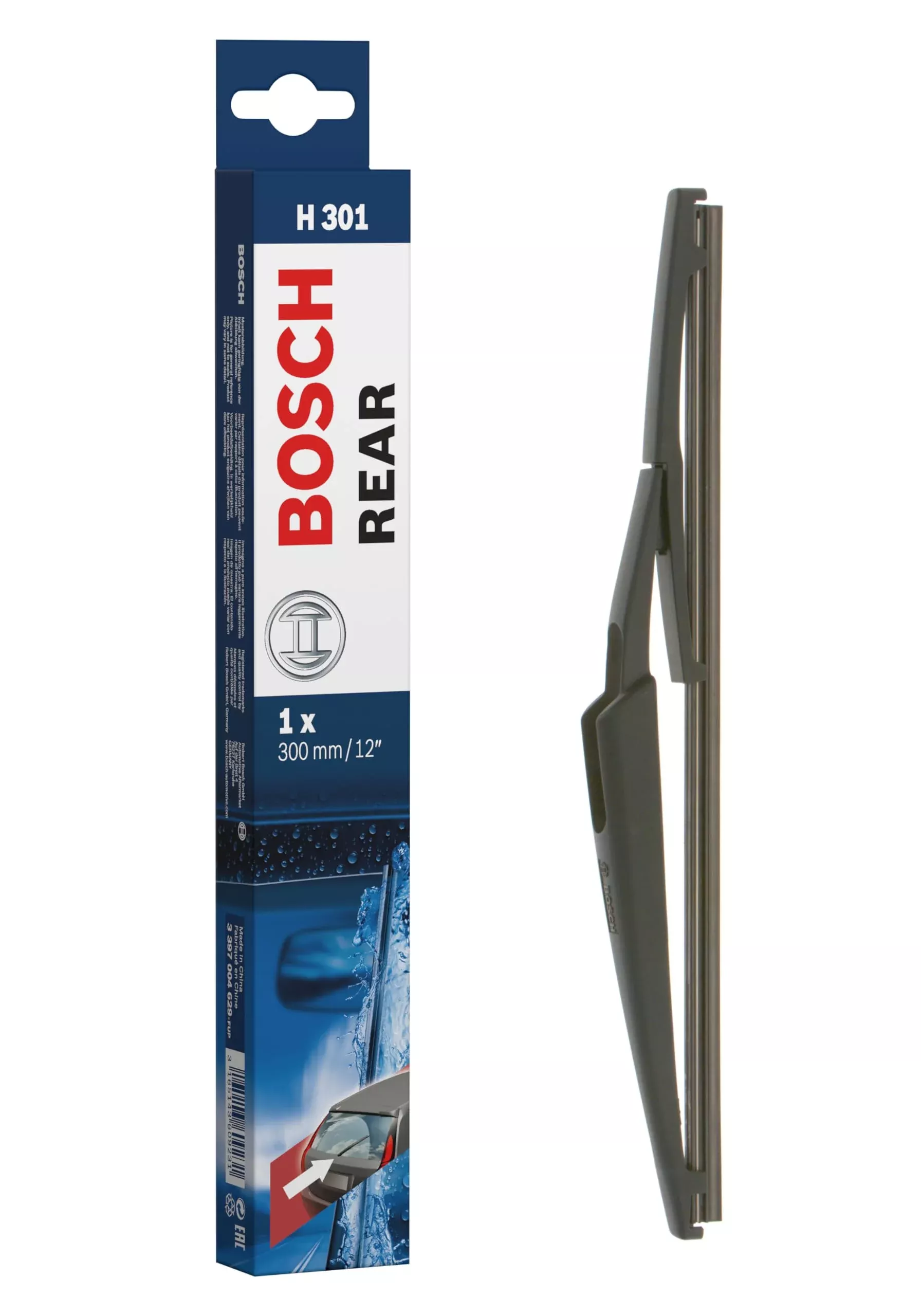 Bosch H301 Rear Wiper Blade; 12′ – Single