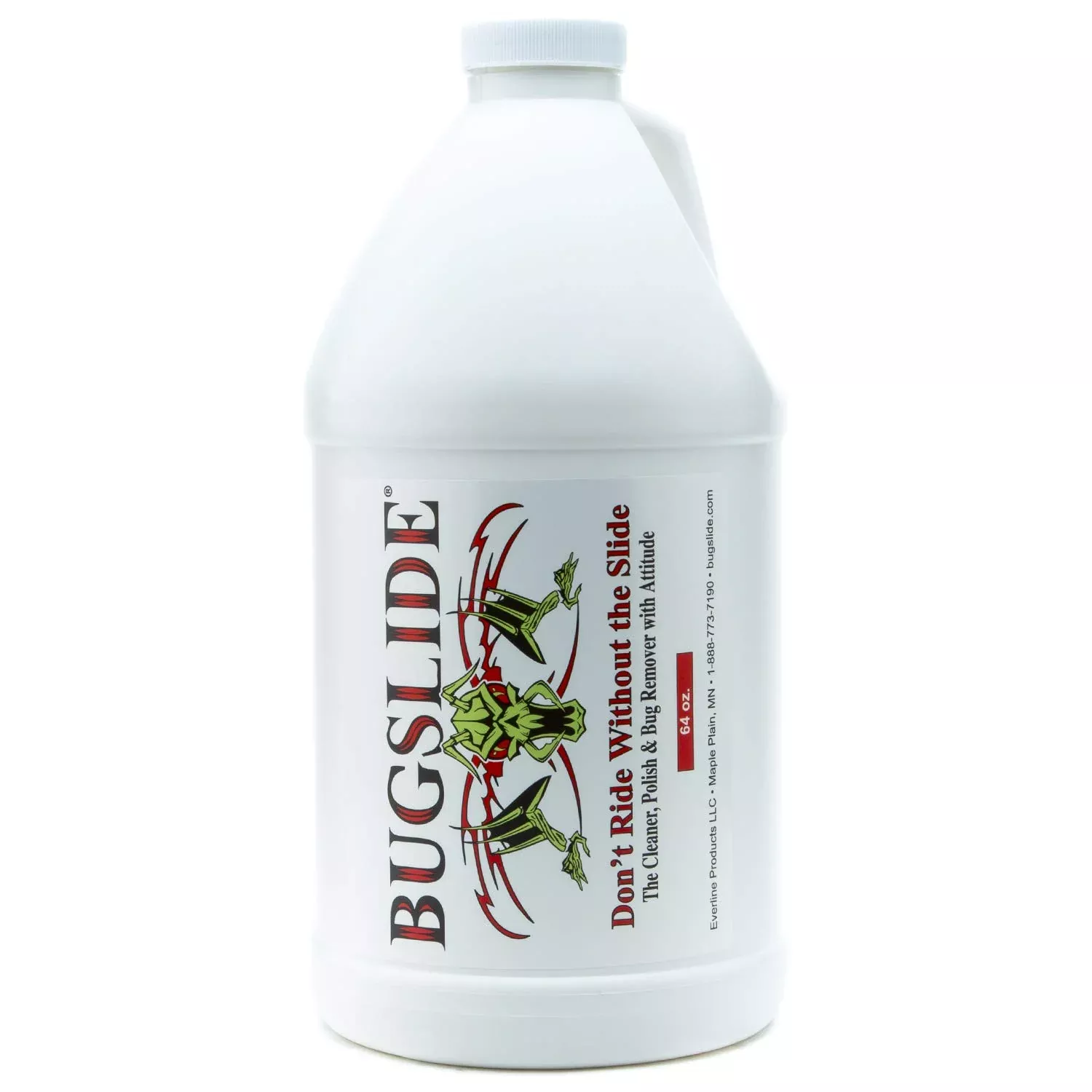 Bugslide 64 Oz Cleaner Refill For Spray Bottles & Travel Kits – All Surfaces Cleaning And Detailing Solution For Vehicle Interior And Exterior Use – Shines, Degreases, Polishes