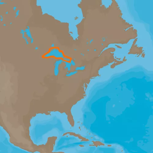 C-MAP 4D NA-D930 Lake Superior Chart