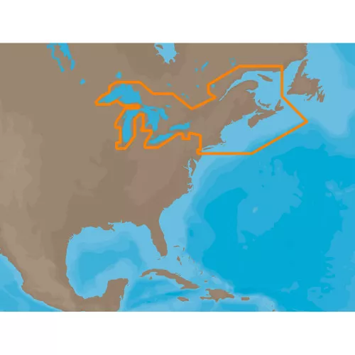 C-MAP MAX NA-M026 - Great Lakes & The Maritimes - SD Card