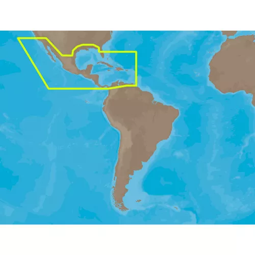 C-MAP MAX NA-M027 - Central America & The Caribbean - SD Card