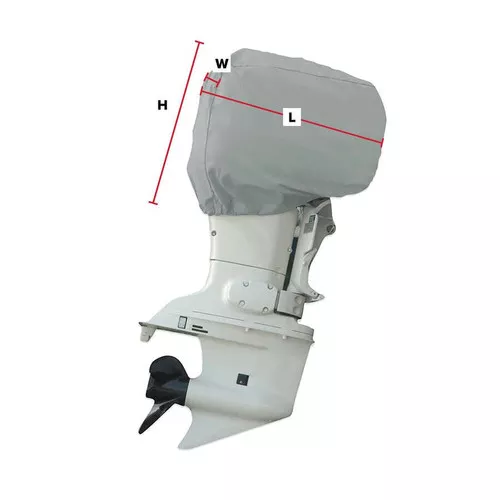 Carver 5 Hp O/b Motor Cover-pfii Gray 70000F-10