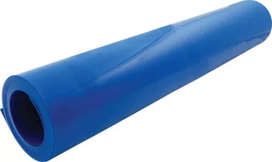 Chevron Blue Plastic 50ft x 24in