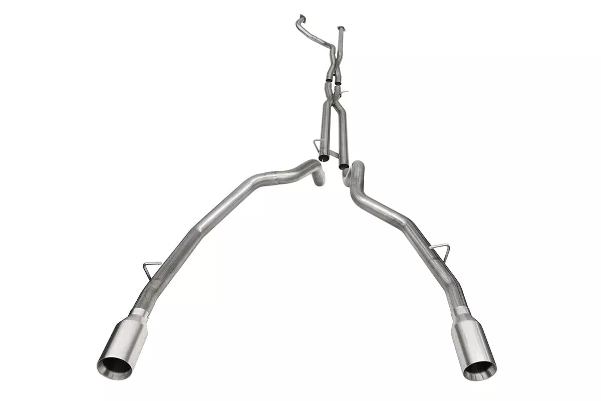 Corsa 21-22 Dodge Ram Trx Crew Cab Baja Catback Exhaust Dual Rear Satin Tip – 21190