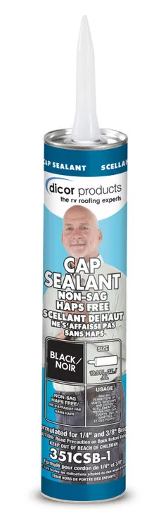 Dicor Corp Cap Sealant Black 351CSB-1