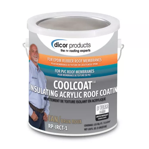 Dicor Corp Coolcoat Roof Coating For Epdm Tan RP-IRCT-1