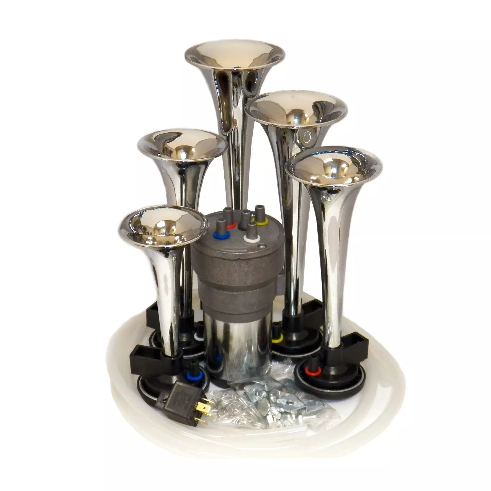 Dixie Air Horn – Dixieland Premium Full 12 Note Version – Chrome