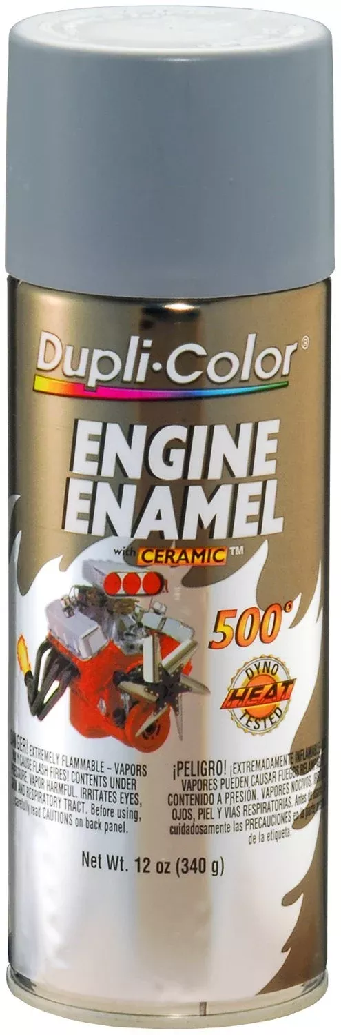 Dupli-Color (Ede161207-6 Pk ‘Gray Engine Primer’ Engine Enamel With Ceramic – 12 Oz. Aerosol, (Case Of 6)