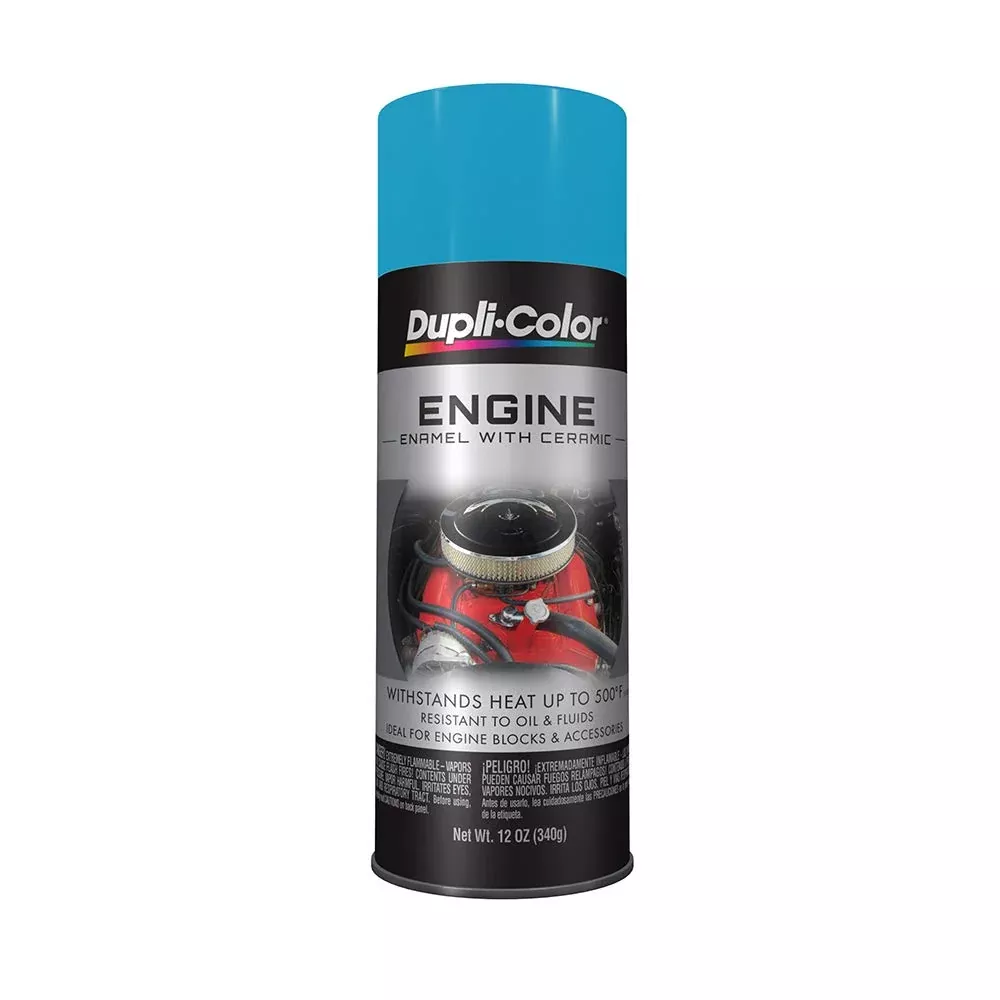 Dupli-Color Engine Enamel Pontiac Blue – 12 oz Aerosol (Case of 6), Model DE1610-6 PK