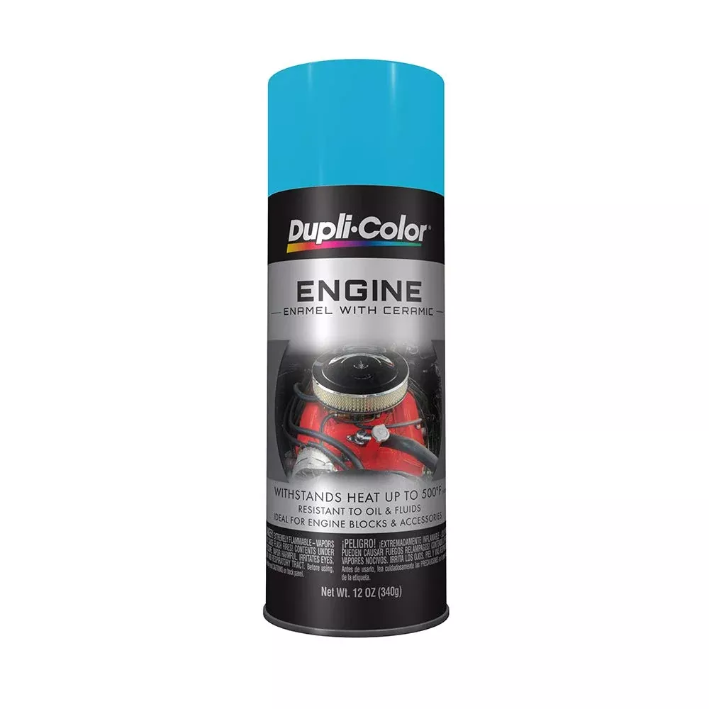 Dupli-Color Engine Enamel Spray - Torque N' Teal, 12 oz Aerosol, Case of 6, Model DE1643-6 PK